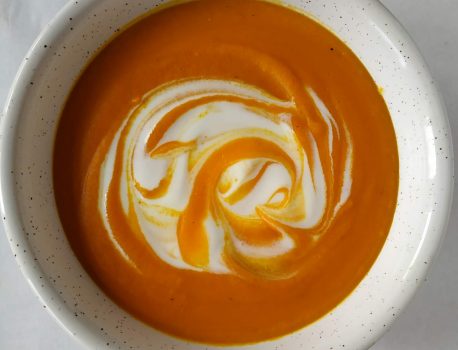 Zupa bez gotowania – z pieczonej dyni i marchewki